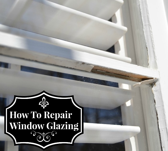 How to Repair Chipped or Missing Window Glazing