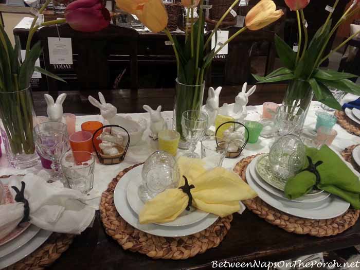 Spring Easter Tablescape