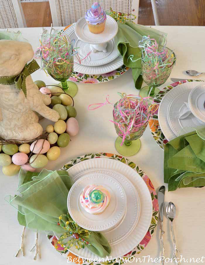 Easter Table Setting for Spring