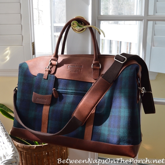 Pendleton Blackwatch Plaid Weekender Bag