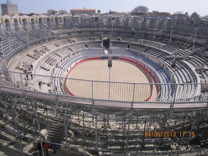 Roman Amphitheatre in Arles, South of France