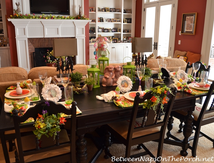 Easter Spring Luncheon Table Setting 1