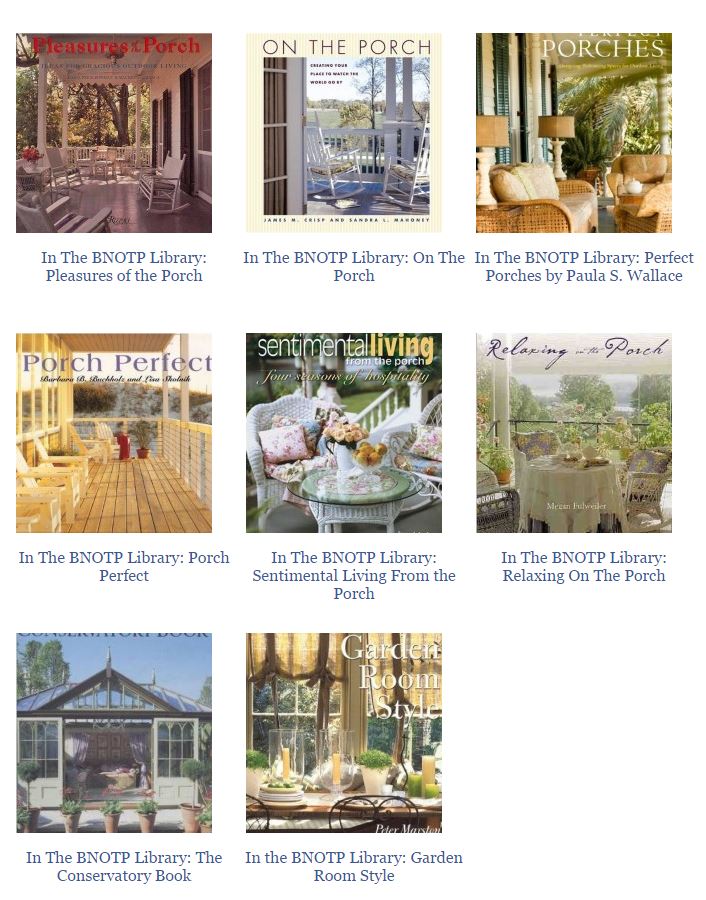 Great Books about Porches and Outdoor Living