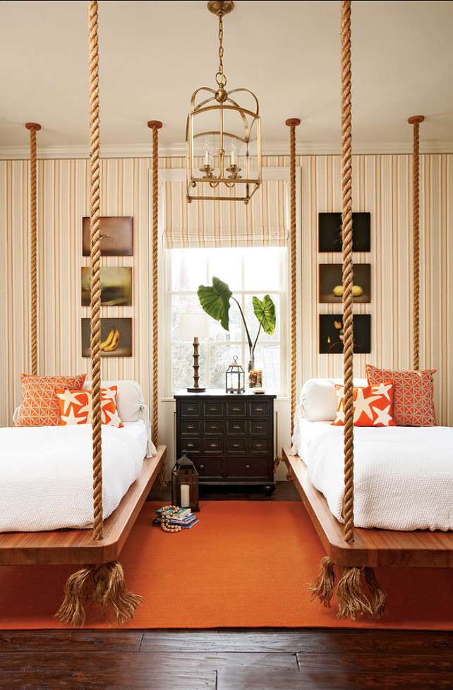 Rope Beds in Captain's Watch House, River Dunes, Oriental, NC