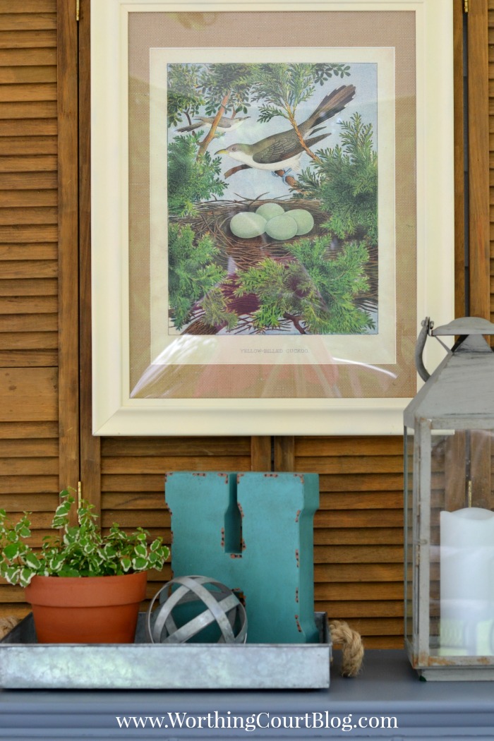 Screened Porch Summer Decor