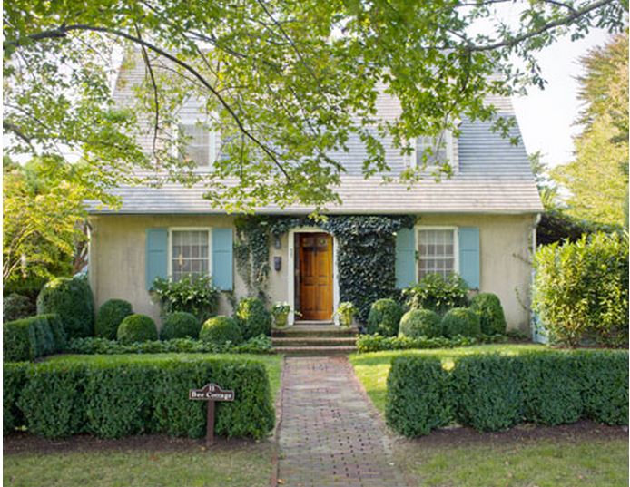 Exterior of Frances Schultz's Bee Cottage Home after Makeover