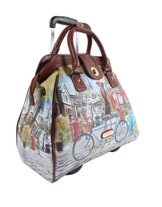 Fashion Rolling Carryon Bag by Nicole Lee