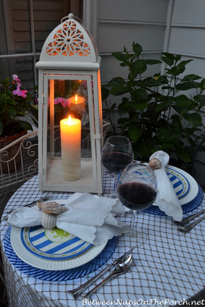 Nautical Tablescape by Candlelight 4
