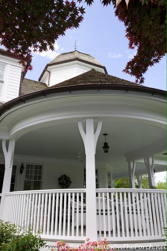 Porch on a Victorian Home