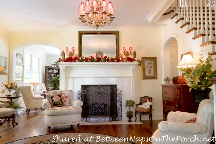 Victorian Home Decorated for Christmas