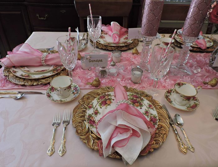 Pretty In Pink A Princess Themed Baby Shower Tablescape Between