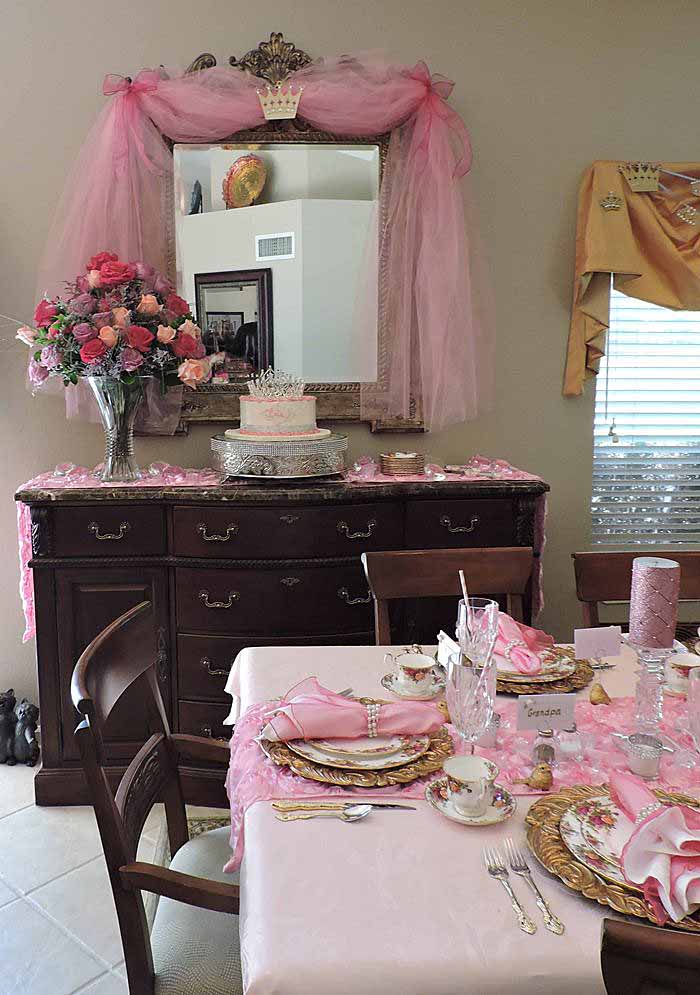 Princess Themed Baby Shower in Pink 11