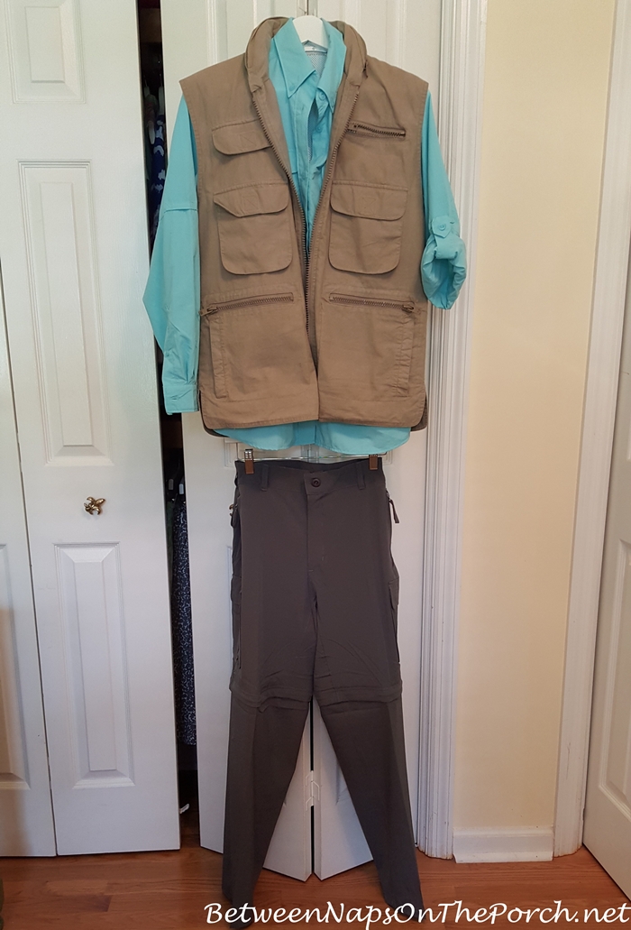 Columbia Shirt with Zip-Off Pants and Vest For Safari_wm