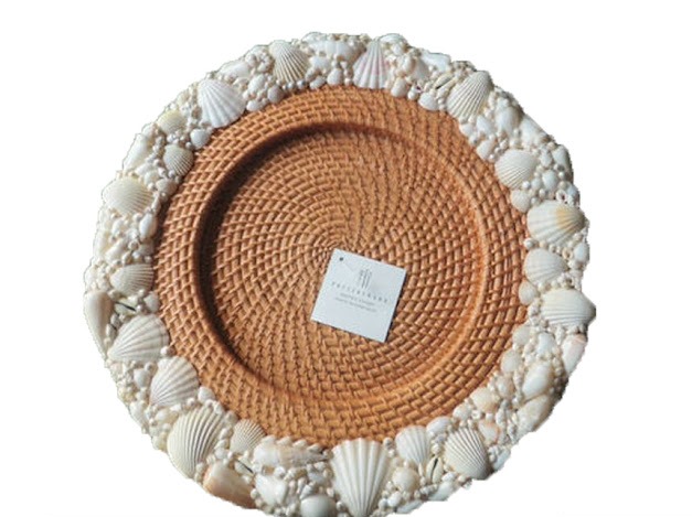 Pottery Barn Shell Charger