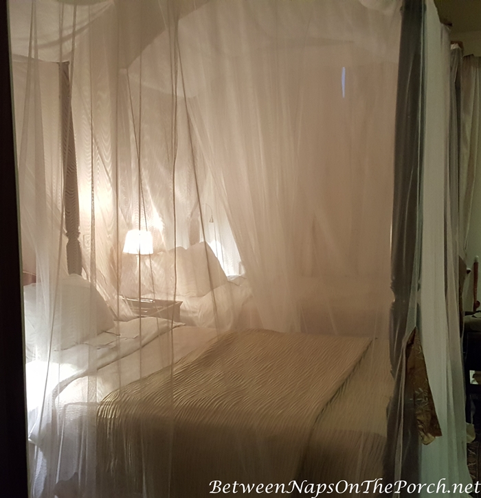 Romantic Bed with Mosquito Netting