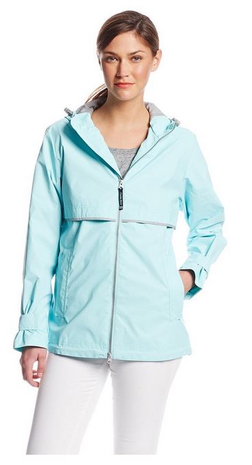 Waterproof Rain Jacket in Aqua