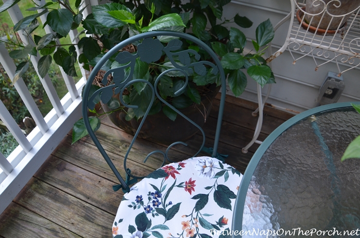 Makeover for Outdoor Bistro Set