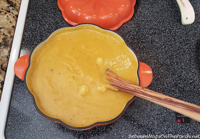 Cast Iron Pumpkin Casserole for Baking Roasted Pumpkin Soup