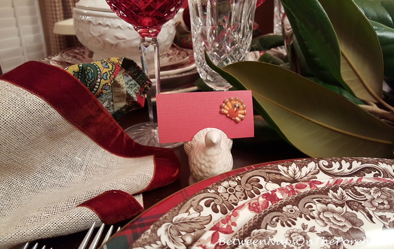 Turkey Place Card Holders