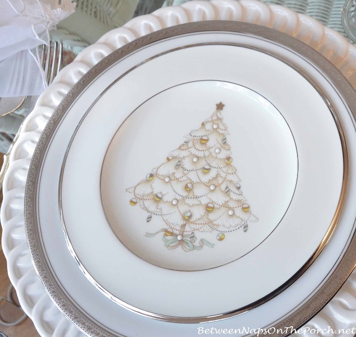 Elegant Christmas Tree Plates Dinnerware by Noritake_wm