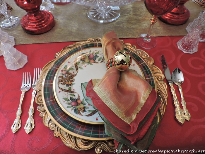 Lenox Holiday Tartan in Christmas Table Setting