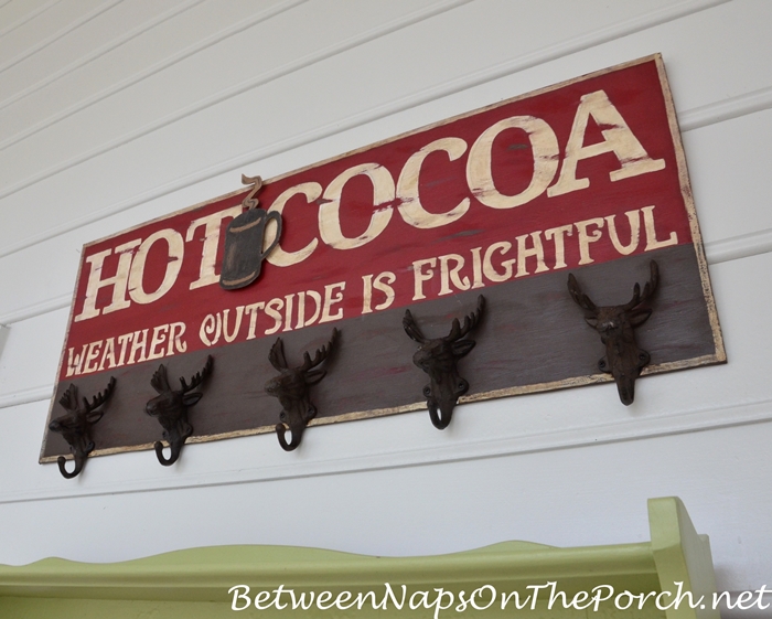 WhatSign Hot Cocoa Bar Kit Sign with Stand Hot Chocolate Bar