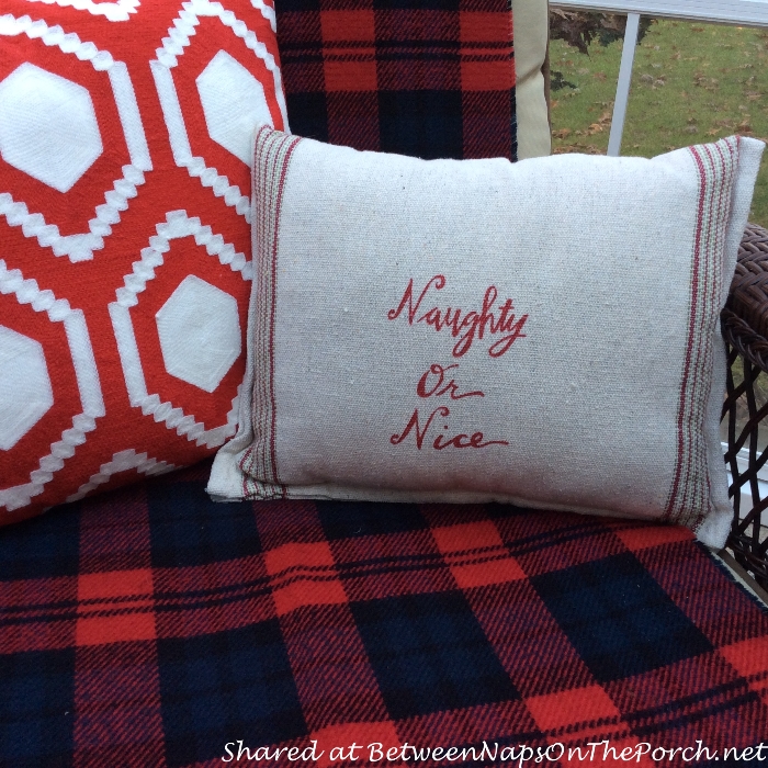 Naughty or Nice Pillow