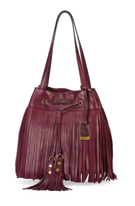 Frye Heidi Fringe Bag, Plum