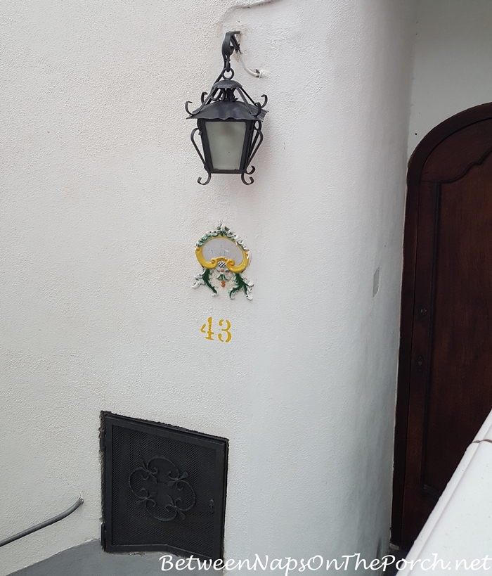 Lantern Beside Door, Positano, Italy