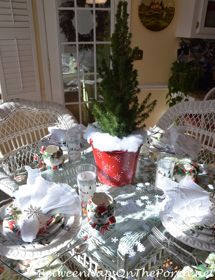 Winter Table, Christopher Radko and David Carter Brown Plates