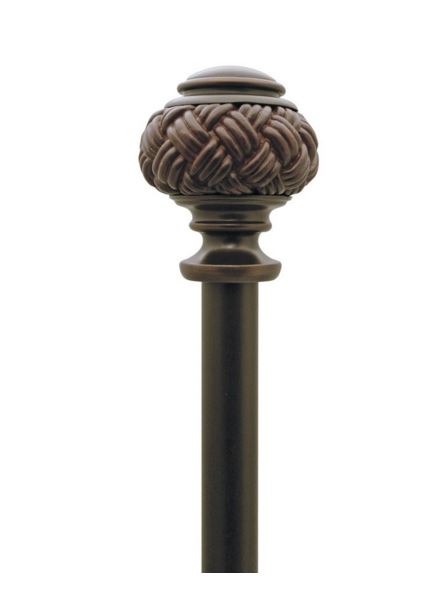 Allen and Roth Basket Weave Drapery Curtain Rod