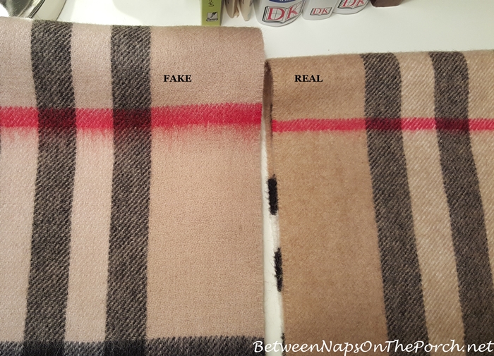 Burberry Scarf: Fake vs Real & How to Avoid Getting Scammed – Between Naps  on the Porch