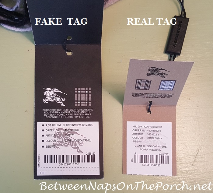 burberry tags of authenticity