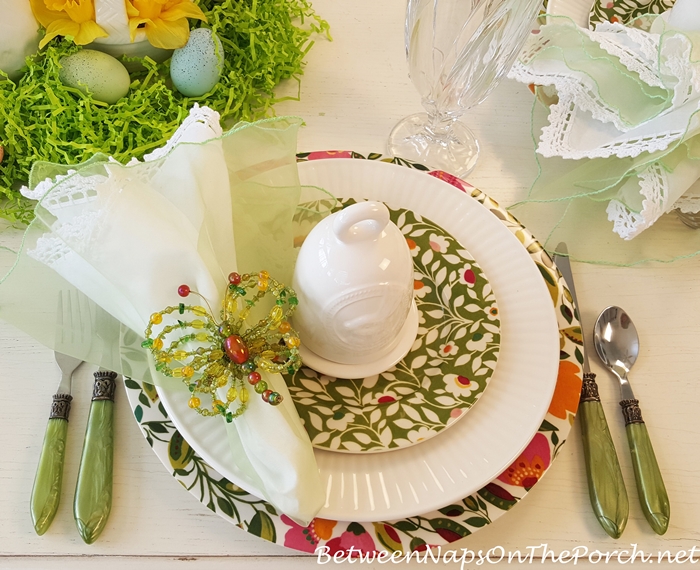 Easter Spring Table Setting, Kim Parker's Emma's Garland by Spode_wm