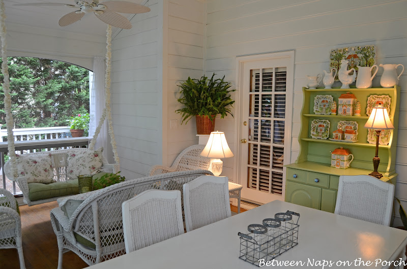 Screened Porch with Kimberly Queen Fern