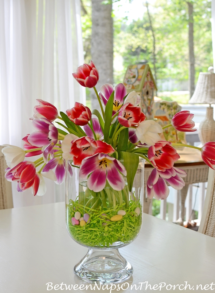 Tulip Centerpiece for Easter