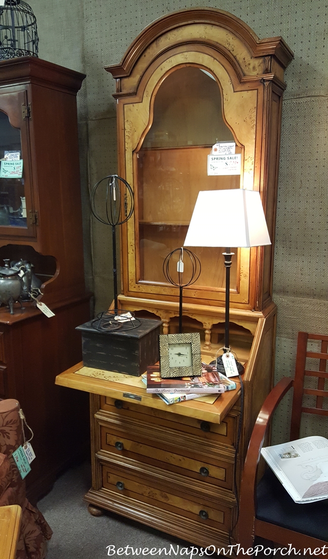 Small Secretary with Beautiful Inlay, Italy