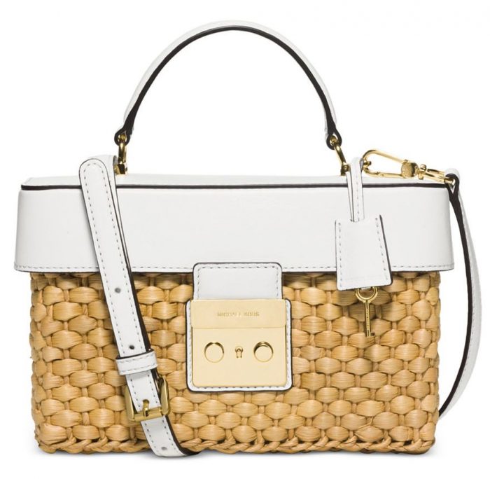 Michael Kors Straw Bag in White for Summer