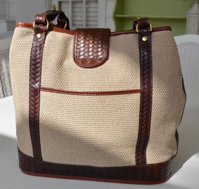 Vintage Brahmin Harbor Bag