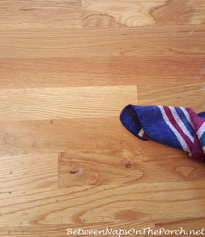 HELP!! rug pad left DOTS all over my (100+ year old) wood floor!!!! :  r/CleaningTips