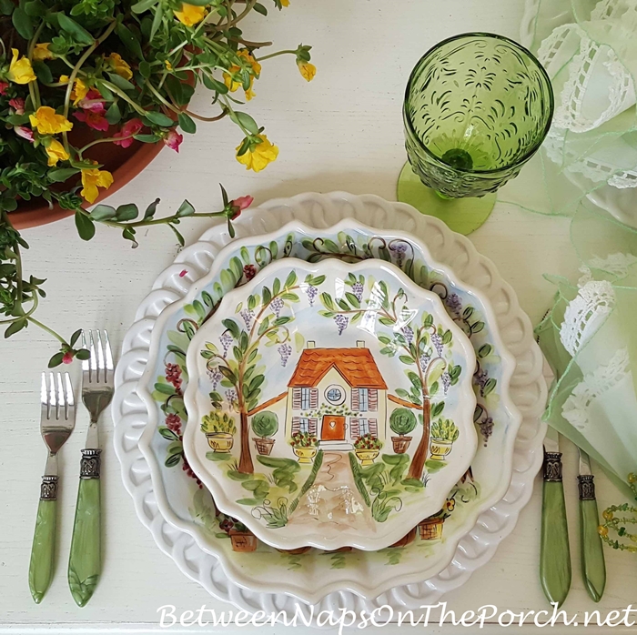 Ma Maison in a Spring Summer Table Setting