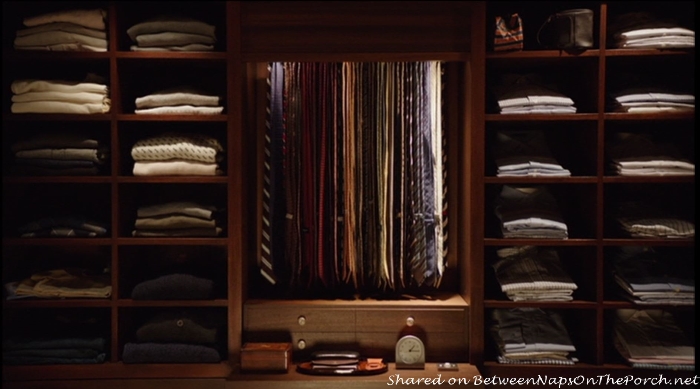 Ben's Closet in movie, The Intern