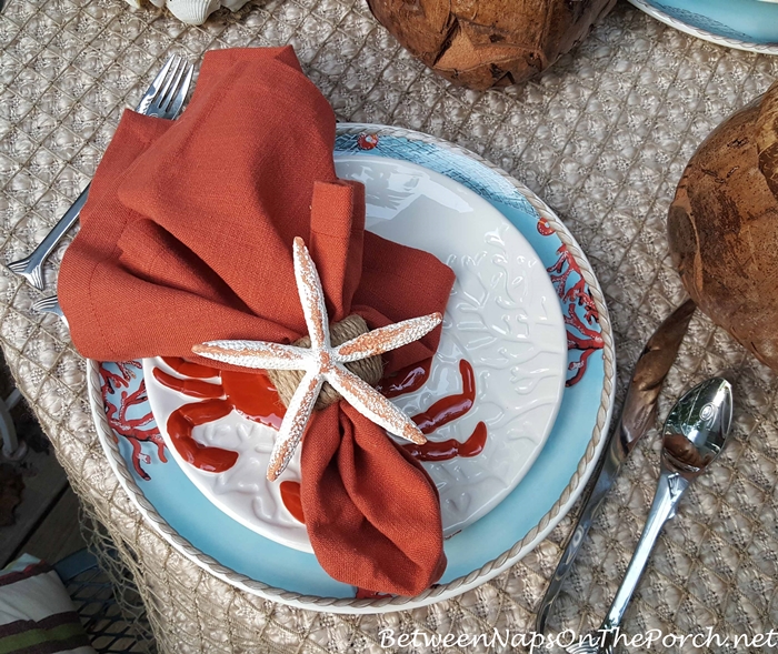 DIY Starfish Napkin Rings