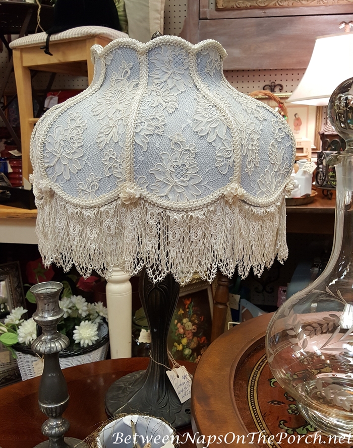 Victorian Style Lamp with Elegant Shade