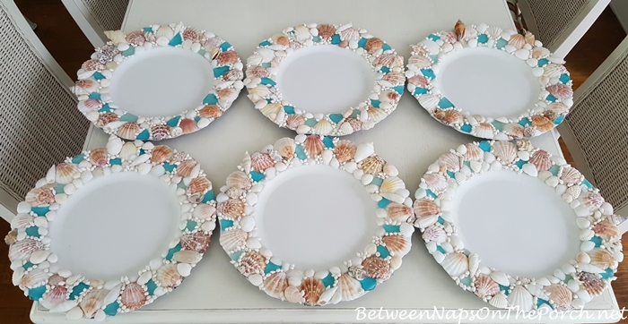 Shell & Sea Glass Charger Craft