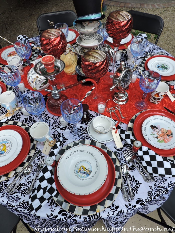 We're All Quite Mad Here! An Alice in Wonderland Mad Hatter Party – Between  Naps on the Porch