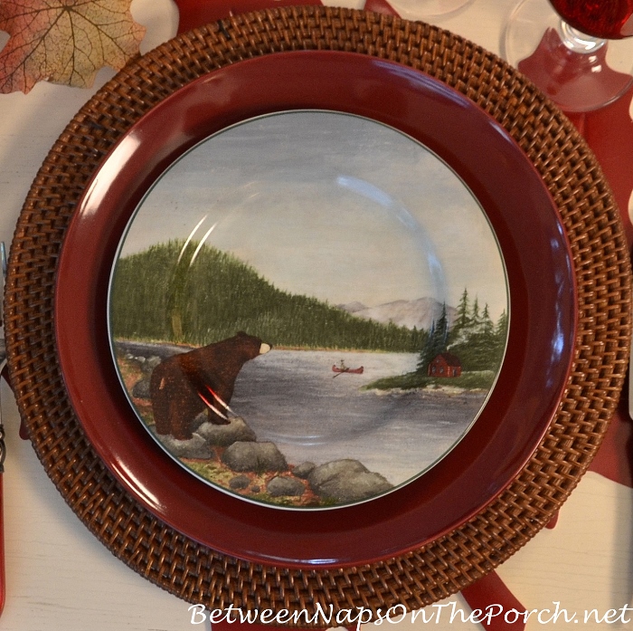 bear-plate-northwoods-dinnerware