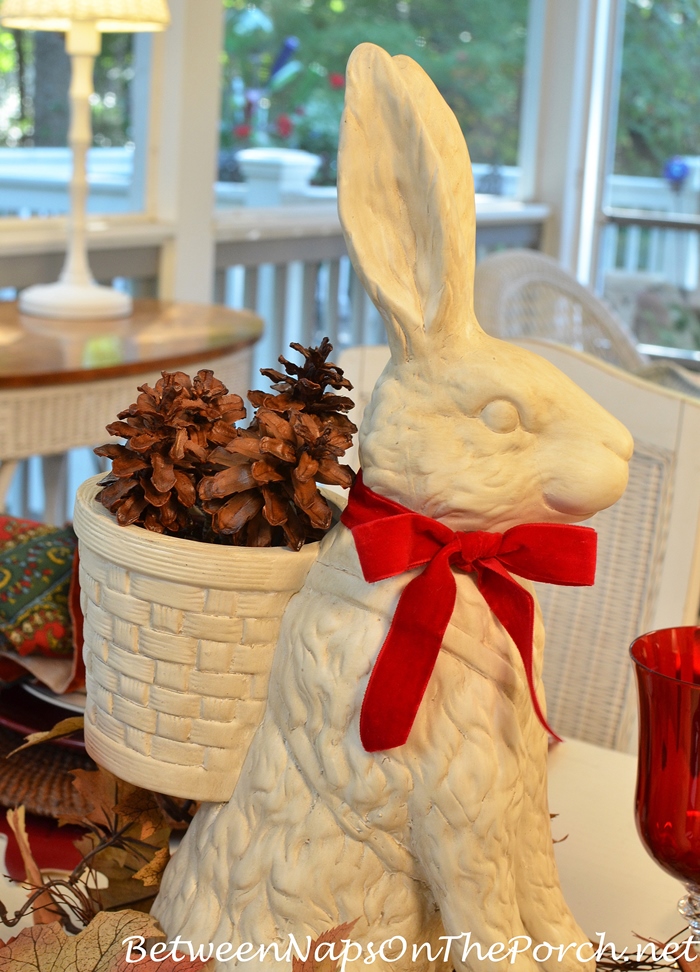 bunny-with-basket-of-pine-cones