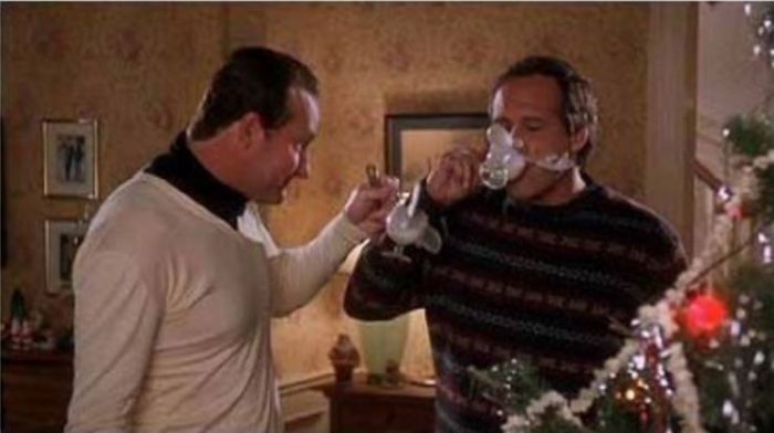 Moose Mugs Scene in Movie, Christmas Vacation