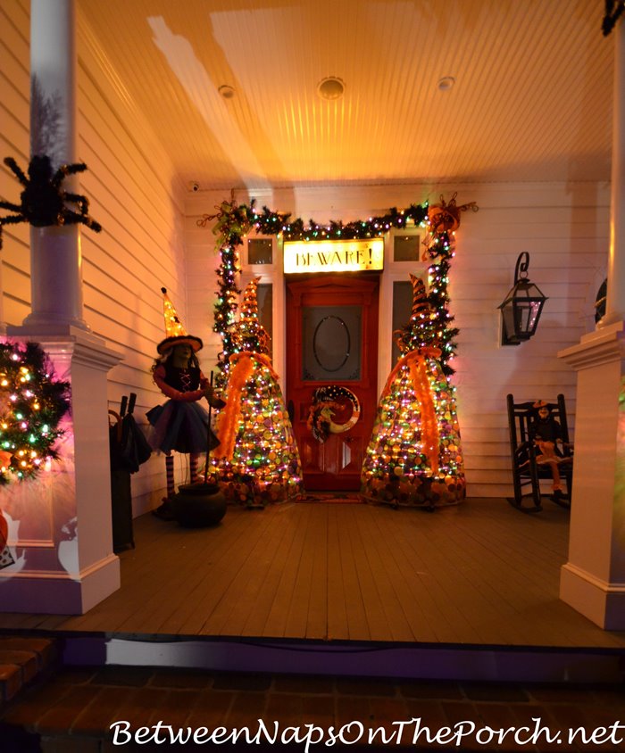 Visit Marie’s Victorian Home Decorated and Lit for Halloween